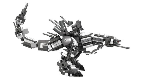 今日moc推薦 鳥叔的原創(chuàng)作品 異星的機(jī)械獸 拉格納